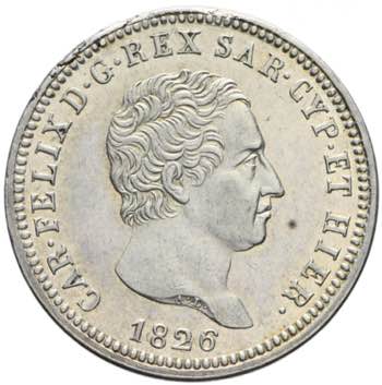 Carlo Felice - 2 lire 1826 Genova ... 