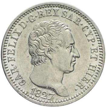 Carlo Felice - Lira 1827 Torino L ... 