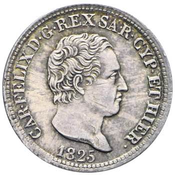 Carlo Felice - 50 centesimi 1825 ... 