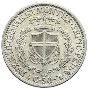 Carlo Felice - 50 centesimi 1827 ... 