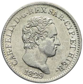 Carlo Felice - 50 centesimi 1829 ... 