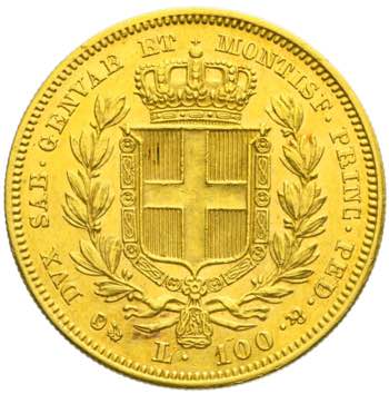 Carlo Alberto -  100 lire 1832 ... 