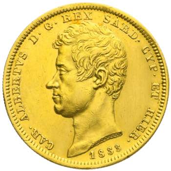 Carlo Alberto - 100 lire 1833 ... 