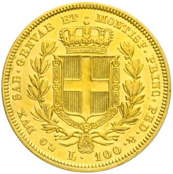 carlo Alberto - 100 lire 1836 ... 