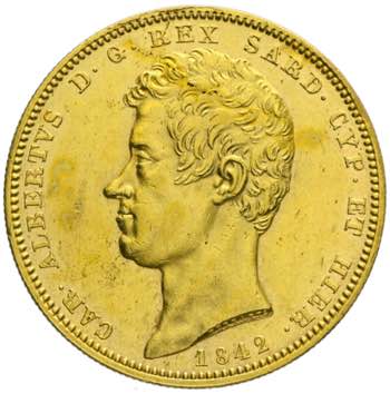 Carlo Alberto - 100 lire 1842 ... 
