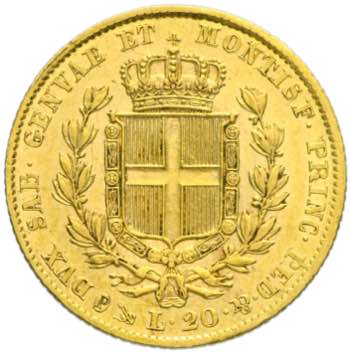 Carlo Alberto - 20 lire 1838 ... 