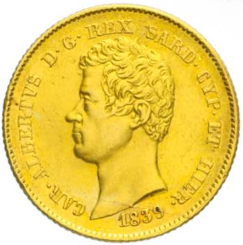 Carlo Alberto - 20 lire 1839 ... 