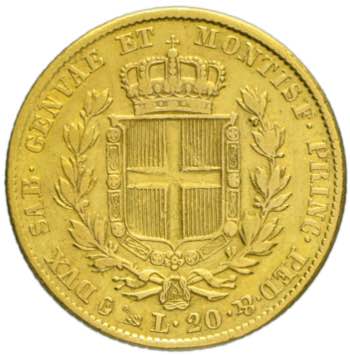 Carlo Alberto - 20 lire 1841 ... 