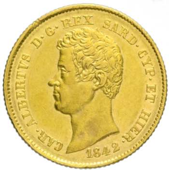 Carlo Alberto - 20 lire 1842 ... 