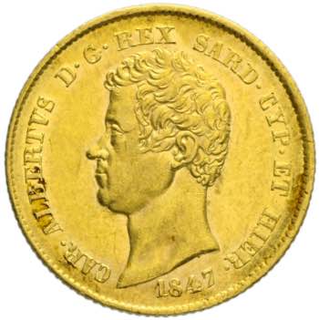 Carlo Alberto - 20 lire 1847 ... 