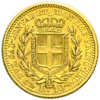 Carlo Alberto - 10 lire 1833 ... 