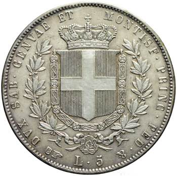 Vittorio Emanuele II - 5 lire 1859 ... 