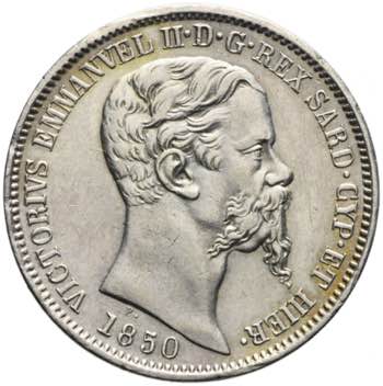 Vittorio Emanuele II - 2 lire 1850 ... 