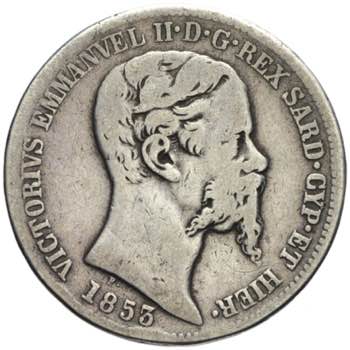 Vittorio Emanuele II - 2 lire 1853 ... 