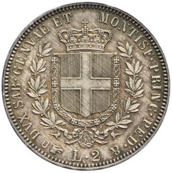 Vittorio Emanuele II - 2 lire 1855 ... 