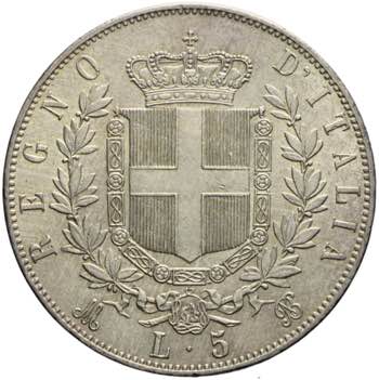 Vittorio Emanuele II - 5 lire 1869 ... 