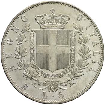 Vittorio Emanuele II - 5 lire 1870 ... 