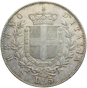 Vittorio Emanuele II - 5 lire 1872 ... 