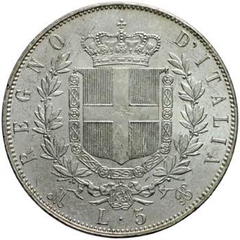 Vittorio Emanuele II - 5 lire 1873 ... 