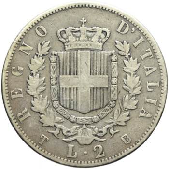 Vittorio Emanuele II - 2 lire 1861 ... 