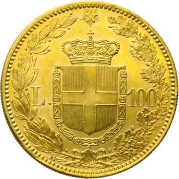 Umberto I - 100 lire 1882 Roma Av. ... 
