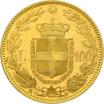 Umberto I - 100 lire 1891 Roma Av. ... 