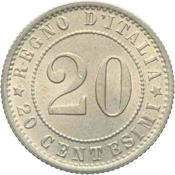 Umberto I - 20 centesimi 1895 Roma ... 