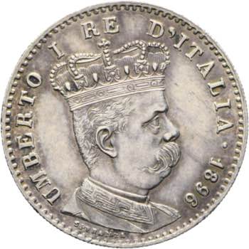 Umberto I - Lira argento 1896 ... 