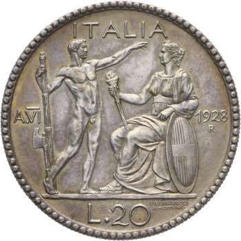 Vittorio Emanuele III - 20 lire ... 