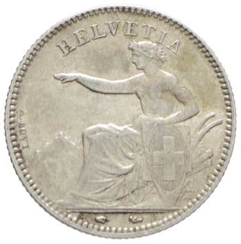 Svizzera - 1 franco 1851 Parigi ... 