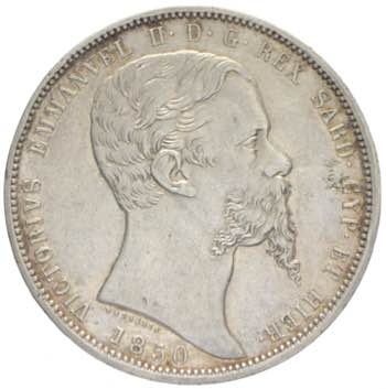 Vittorio Emanuele II - 5 lire 1850 ... 