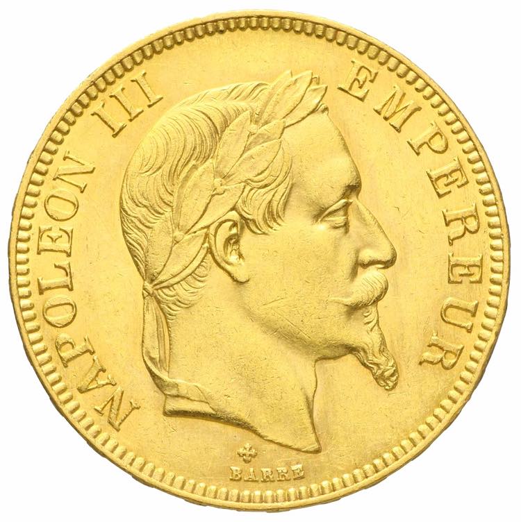 Francia - 100 franchi 1869 ... 