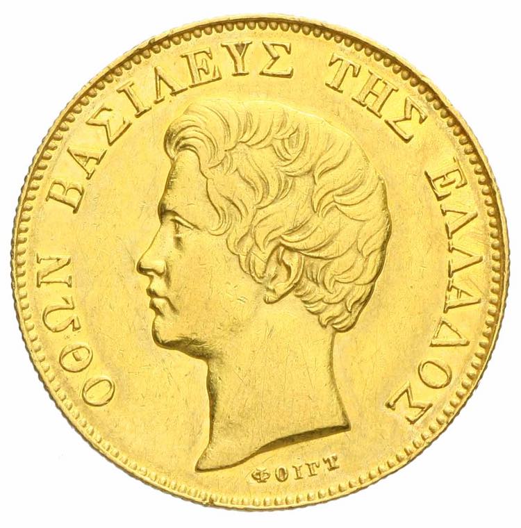 Grecia - 20 dracme 1833 oro. 20 ... 