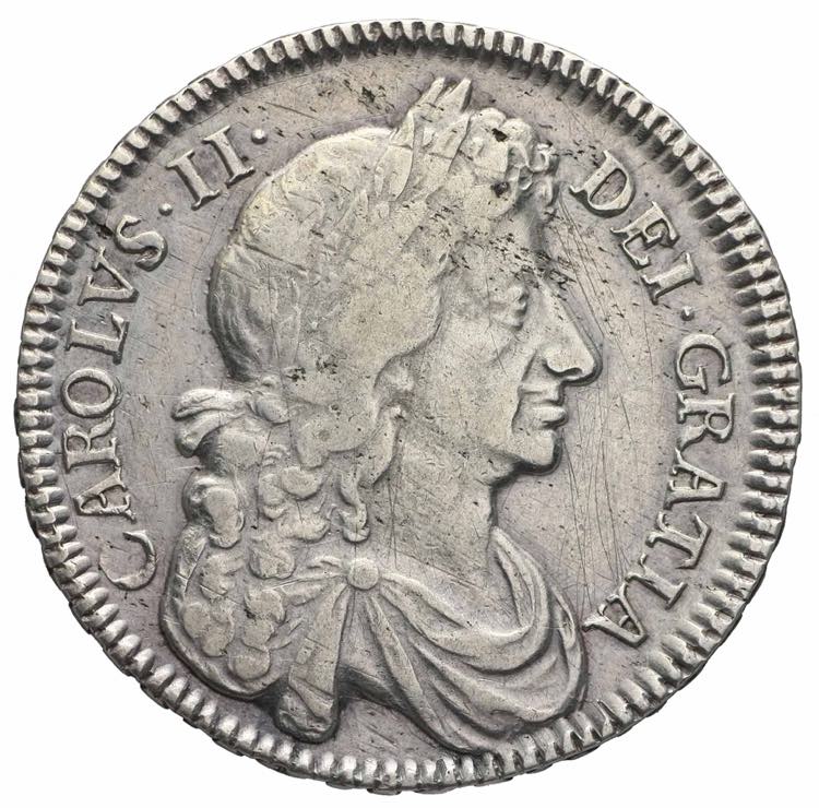 Gran Bretagna - 1/2 corona 1676 ... 