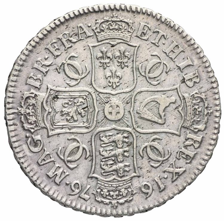 Gran Bretagna - 1/2 corona 1676 ... 