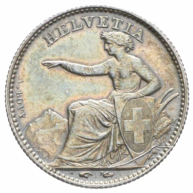 Svizzera - 50 centesimi 1850 Berna ... 