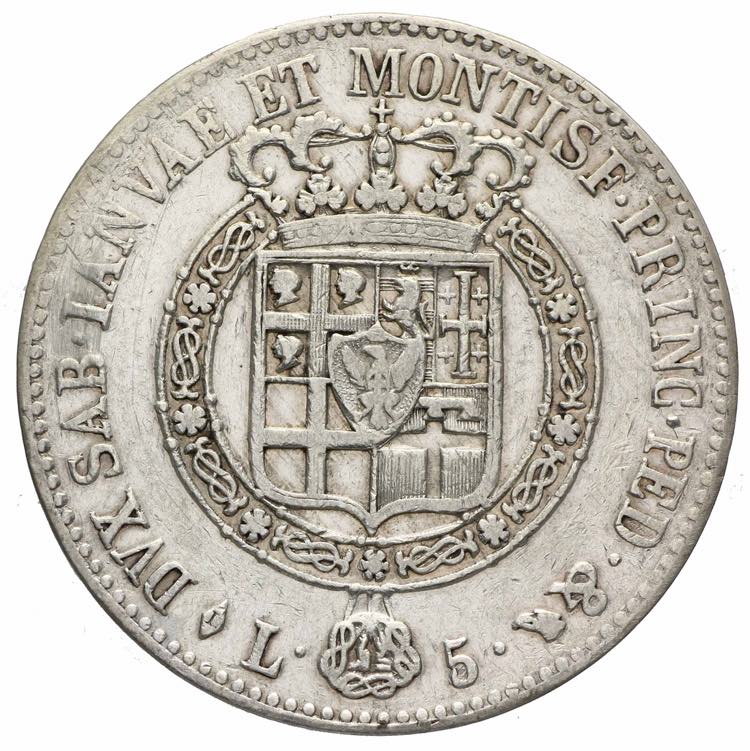 Vittorio Emanuele I - 5 lire 1819 ... 