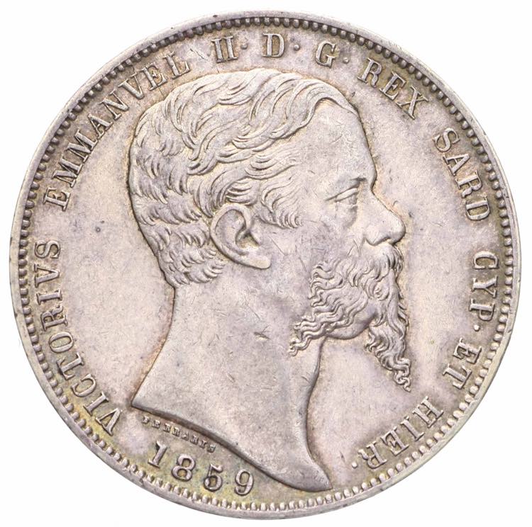 Vittorio Emanuele II - 5 lire 1859 ... 