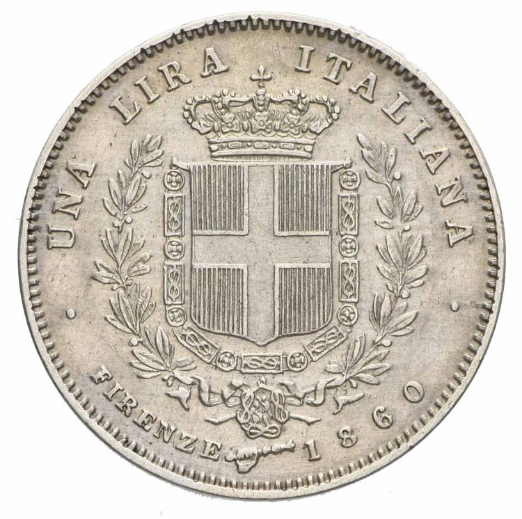 Vittorio Emanuele II - 1 lire 1860 ... 