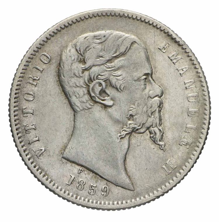 Vittorio Emanuele II - 1 lire 1859 ... 