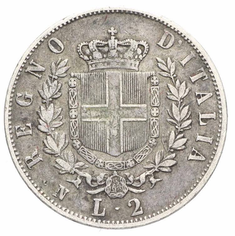 Vittorio Emanuele II - 2 lire 1862 ... 
