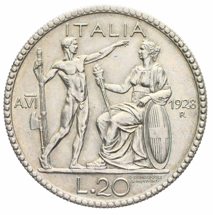 Vittorio Emanuele III - 20 lire ... 