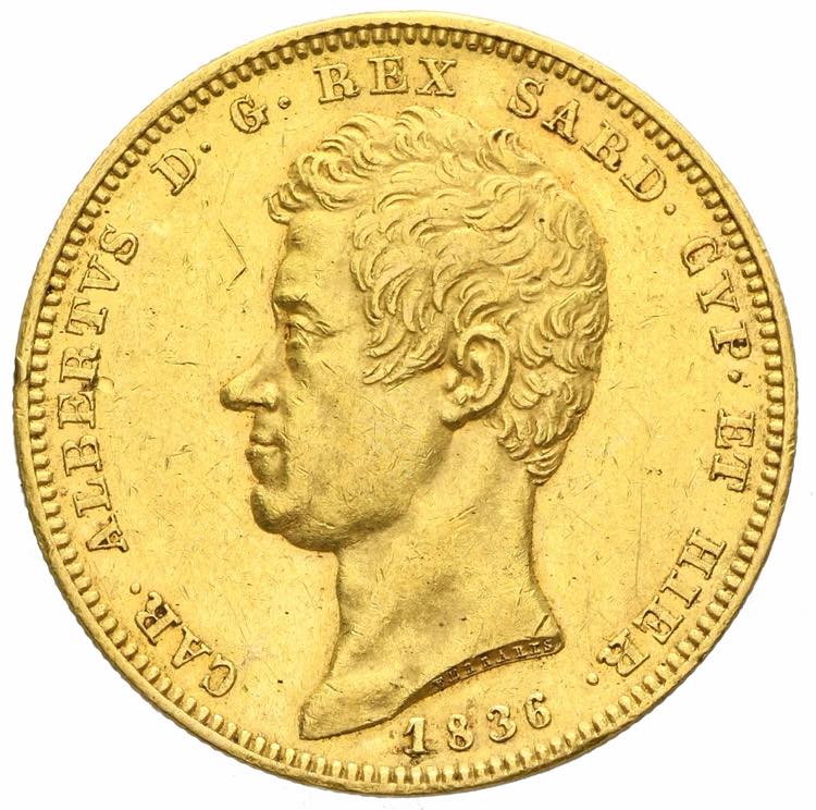 carlo Alberto - 100 lire 1836 ... 