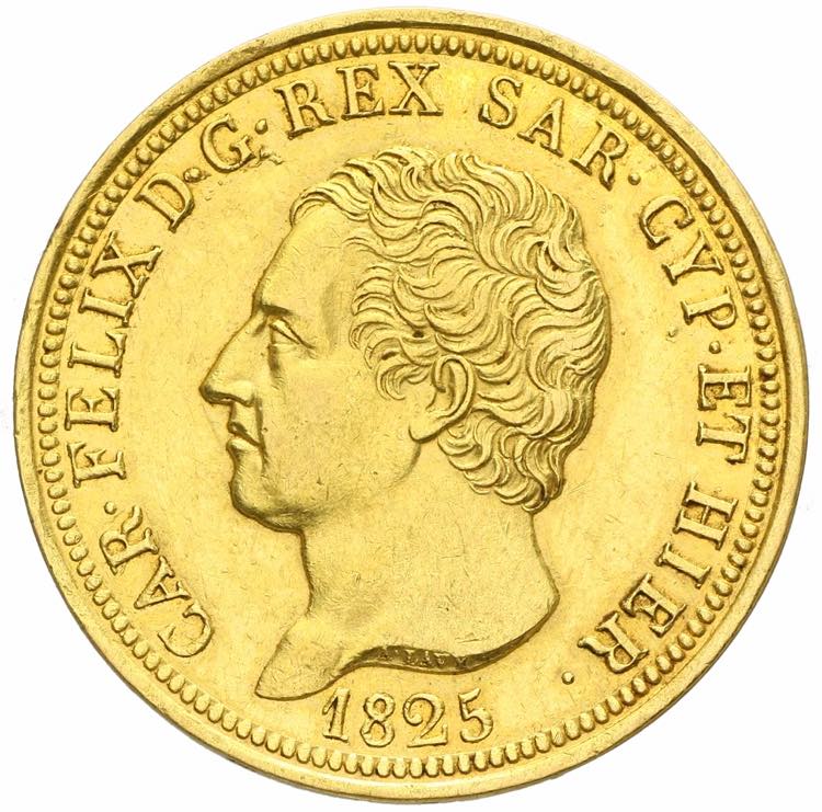Carlo Felice - 80 lire 1825 Torino ... 