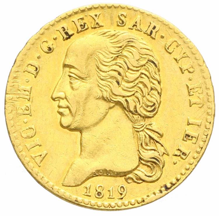 Vittorio Emanuele I - 20 lire 1819 ... 