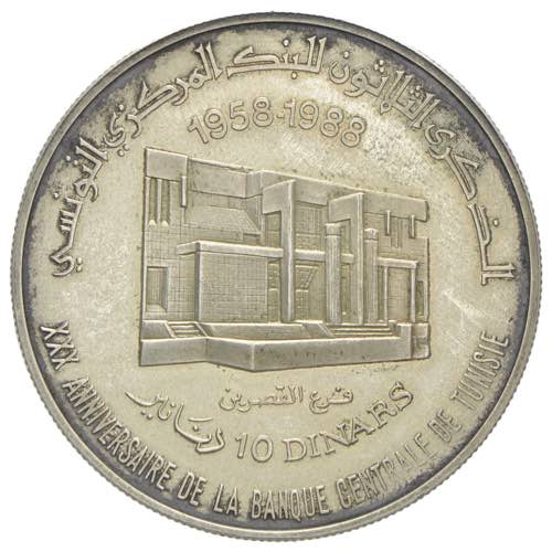 Repubblica Tunisina - 10 dinar ... 