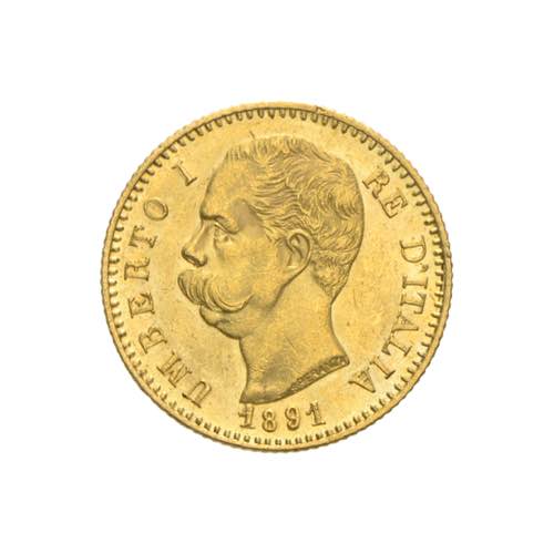 Umberto I - 20 lire 1891 - Roma ... 