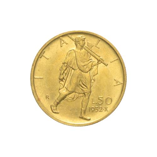 Vittorio Emanuele III - 50 lire ... 