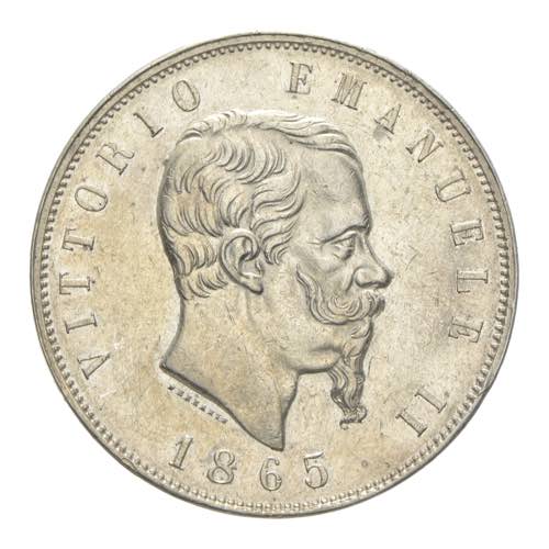 Vittorio Emanuele II - 5 lire 1865 ... 