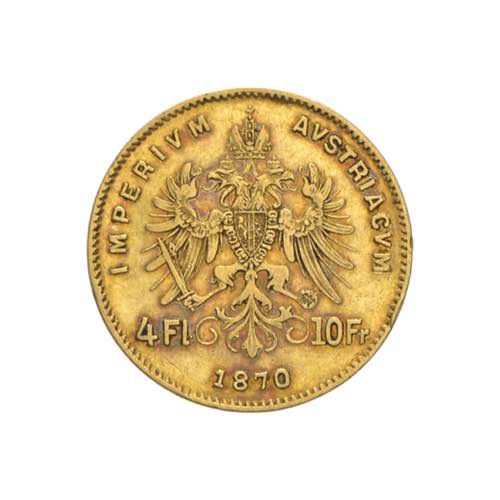 Austria - 10 franchi o 4 fiorini ... 